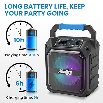 Moukey ポータブル スピーカー Bluetooth Amazon.co.jp: Moukey ポータブル スピーカー Bluetooth