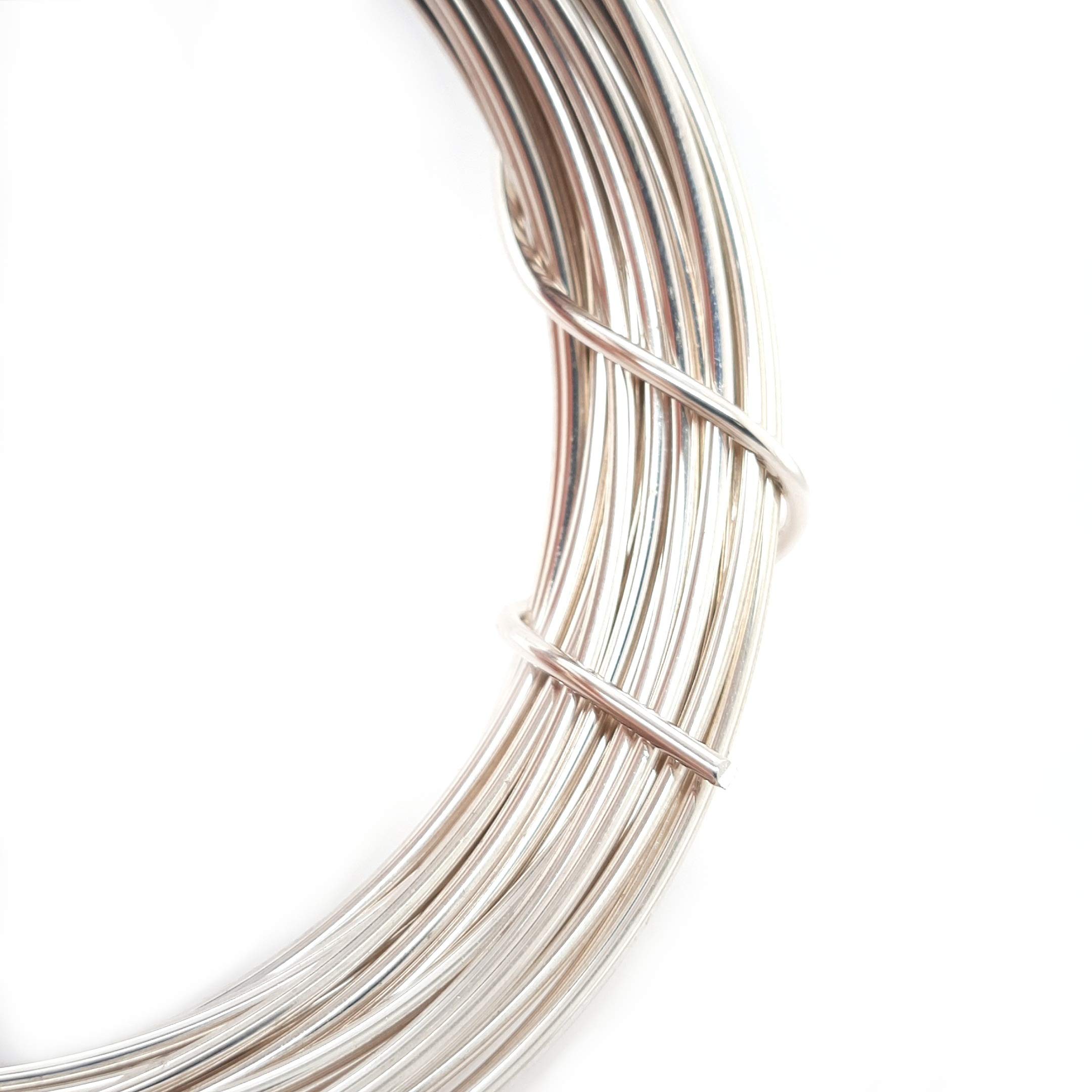 Filo Argento 925 Per Gioielli – Calibro 18 (1,02mm) Semiduro, 7,6 Metri Made In USA