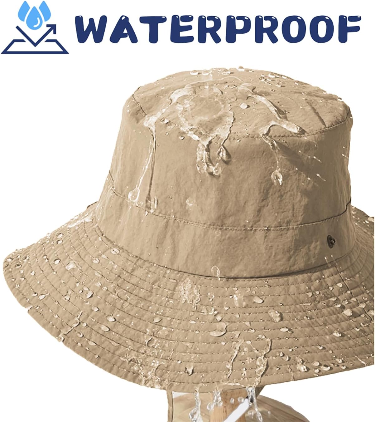 Toddler Sun Hat Boy Bucket Hat Wide Brim Breathable UPF 50+ Girl Fishing Hat Summer Beach Hat Safari Hat