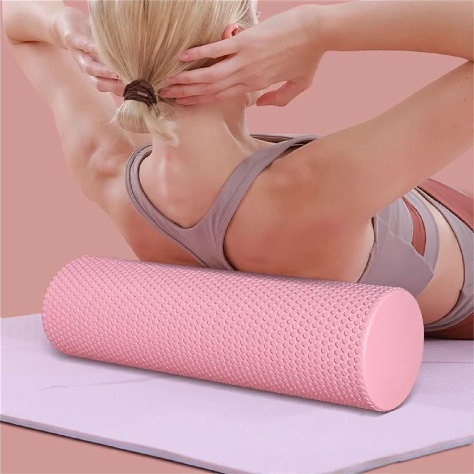 Rullo in schiuma for attrezzatura unisex for pilates for massaggio muscolare yoga Per Yoga(Blue)