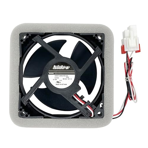 Miniatura 4 de DA81-06013A DA31-00287A U92C12MS1B3-52 Motor del ventilador del evaporador del refrigerador para Samsung RF28HMEDBSRAA, RF28HFEDTSRAA,