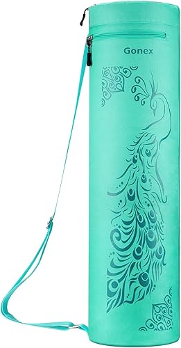 Miniatura 9 de Gonex Bolsa para esterilla de yoga, soporte para esterilla de yoga con cremallera completa, bolsa de transporte para mujeres y hombres con 2