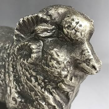 Amazon.co.jp: UNY1264金属工芸在銘正彦作鉄製羊置物重さ1611g鉄製工芸