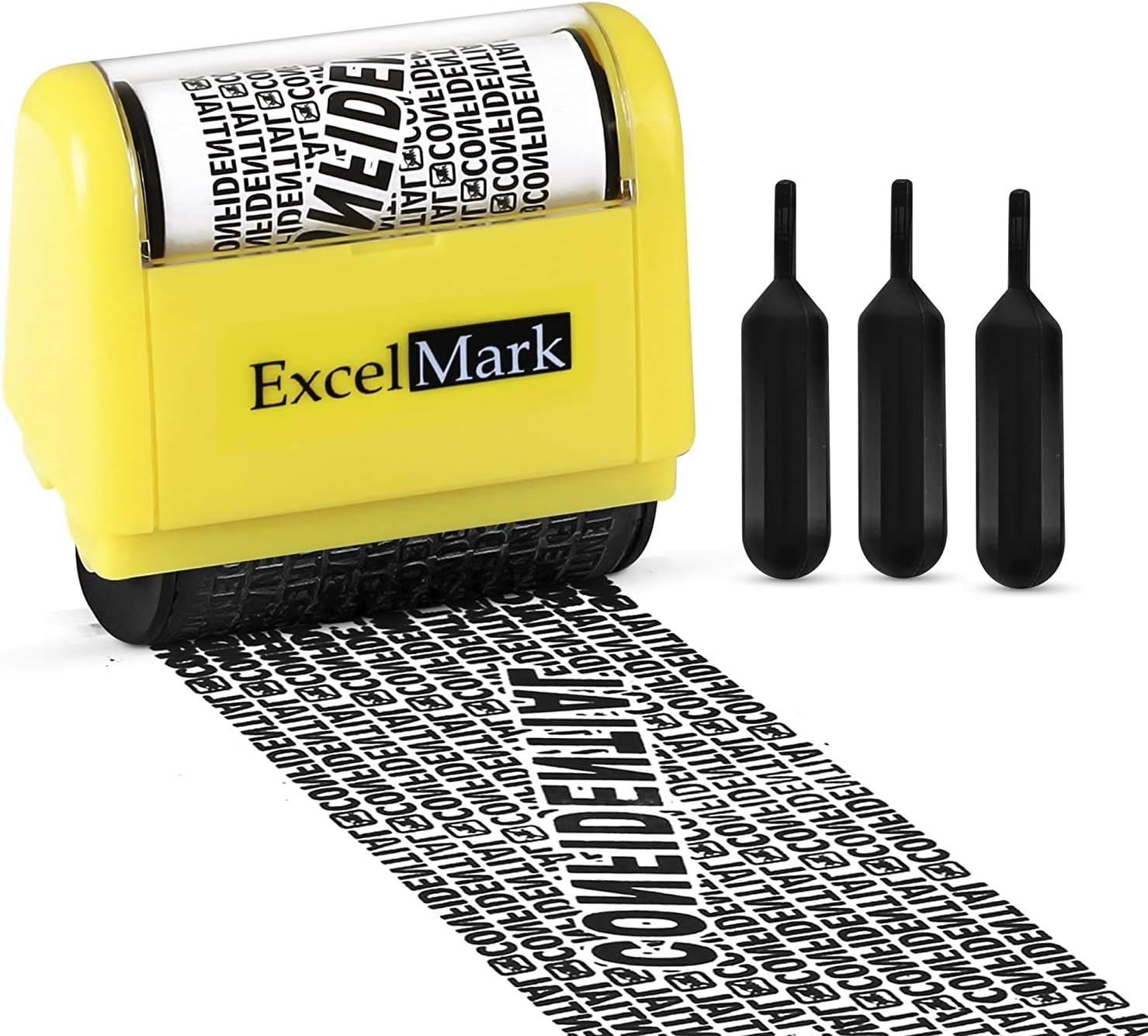 Rolling Identity Theft Guard Stamp (ID Theft Stamp with Refill Ink)