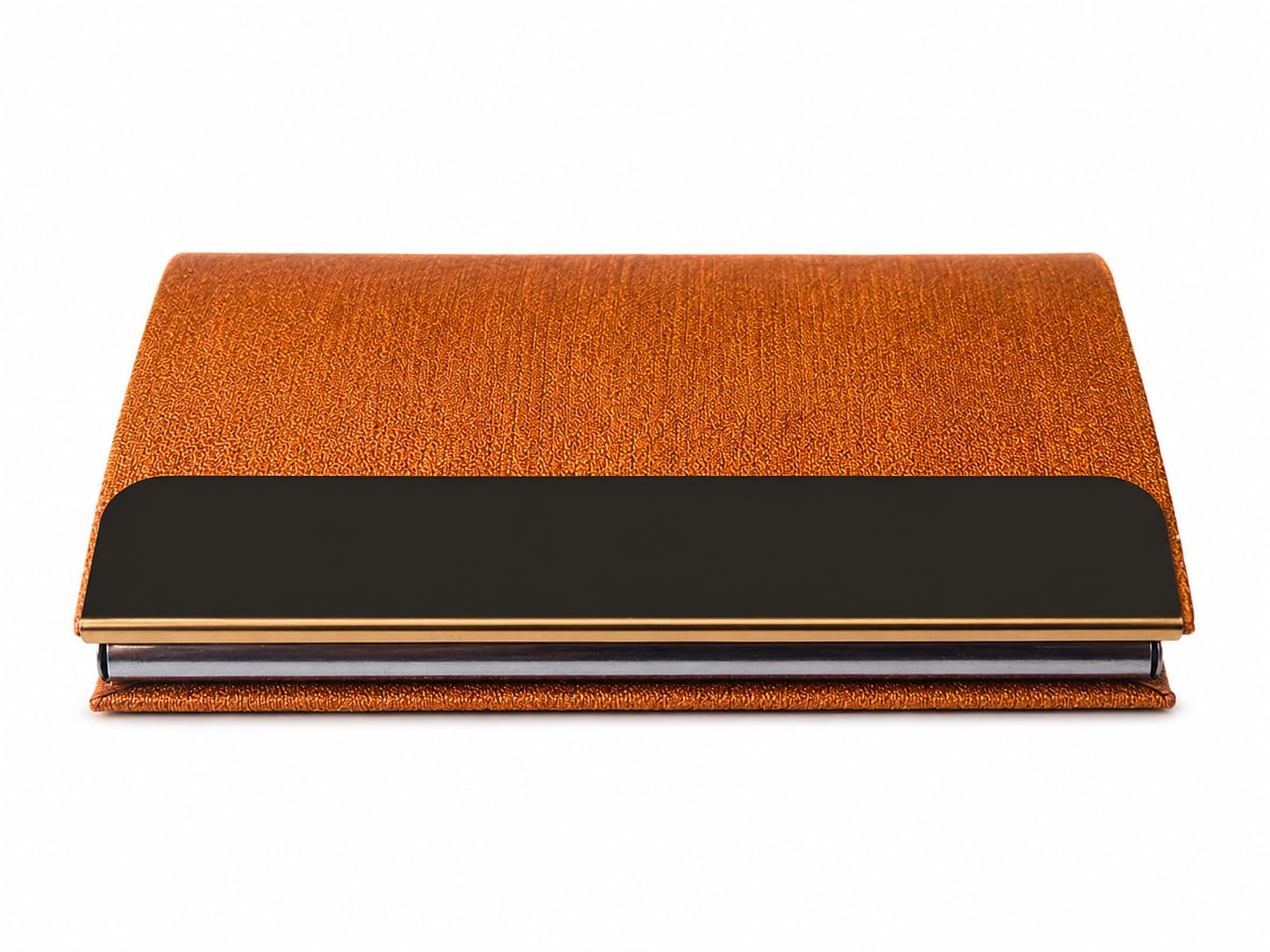 HRP Creations Premium Metal Card Holder Wallet | Slim RFID Blocking Card Case | Business Card & Credit Card Organizer | Bronze/Copper-picture-24