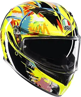 AGV - K3 MaxPinlock アジアンフィット SG認証済み 鎖骨保護 ウルトラビジョン一体型バイザー