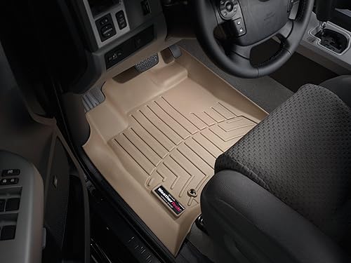 Miniatura 2 de WeatherTech Revestimientos de suelo personalizados para Toyota Tundra, Sequoia - 1 fila (452771), bronceado