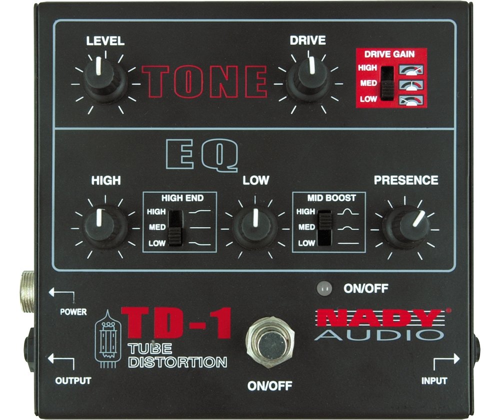 Nady TD-1 Classic Tube Distortion Foot Pedal