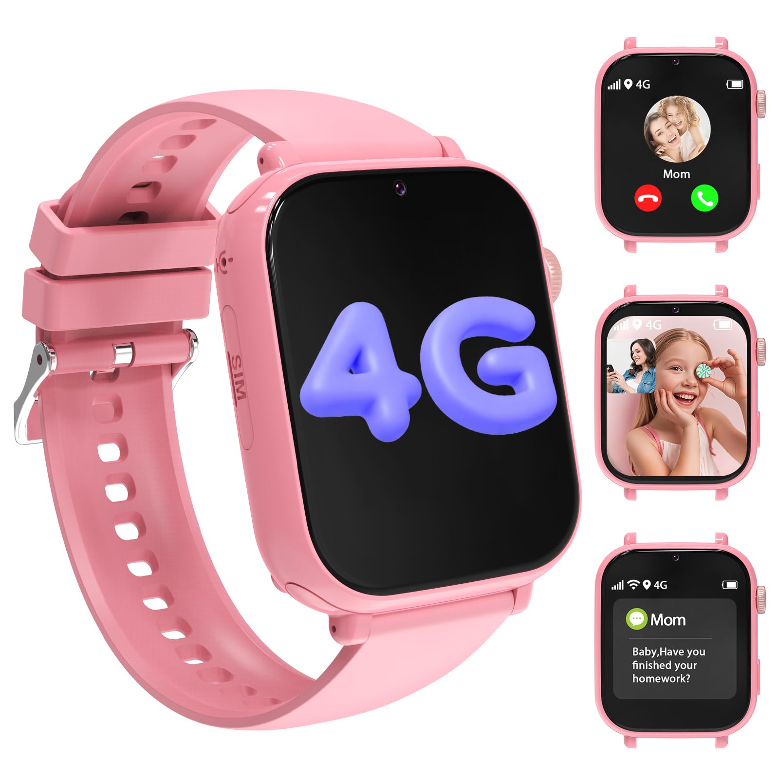 Photo 1 of AXYWINBO Kids Smartwatch - 4G GPS, Video Call, Games