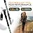 100% Carbon Fiber Trekking Poles by USA Brand - Ultra Strong Lightweight Collapsible Hiking Poles with EVA Foam Grips & Quick Adjustable Flip Locks