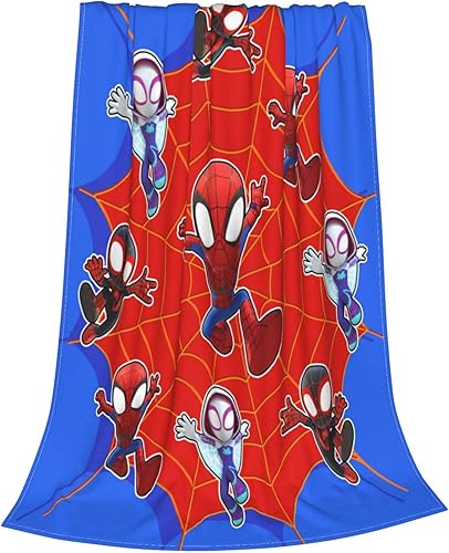 Miniatura 2 de Manta de araña cálida y suave de franela para todas las estaciones, para sofá, cama, sala de estar, decoración de 50 x 40 pulgadas