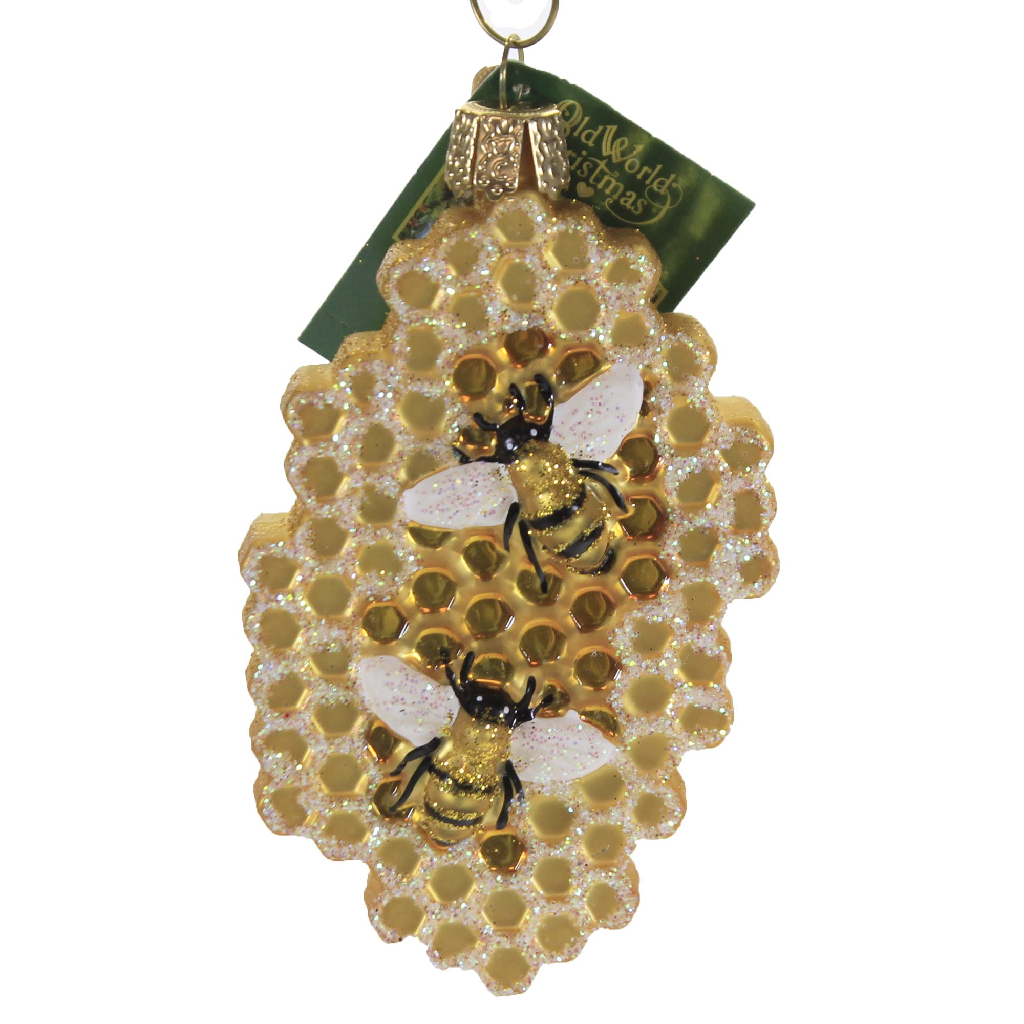 Old World Christmas Ornaments Honeycomb Glass Blown Ornaments for Christmas Tree