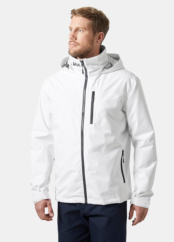 Helly Hansen Crew Hooded Midlayer Jacket 2 White XL by Helly Hansen - Image 7