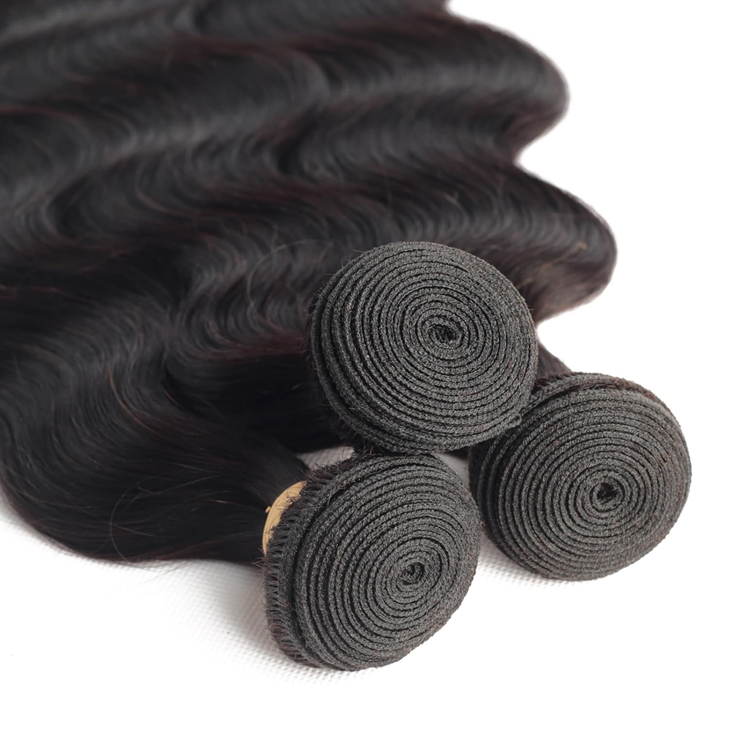 ALLRUN Body Wave Bundles with Closure Human Hair 16 18 20Inch+14Closure 100% Unprocessed Brazilian Virgin Human Hair 3 Bundles with Closure Body Wave Bundles with 4x4 HD Lace Closure