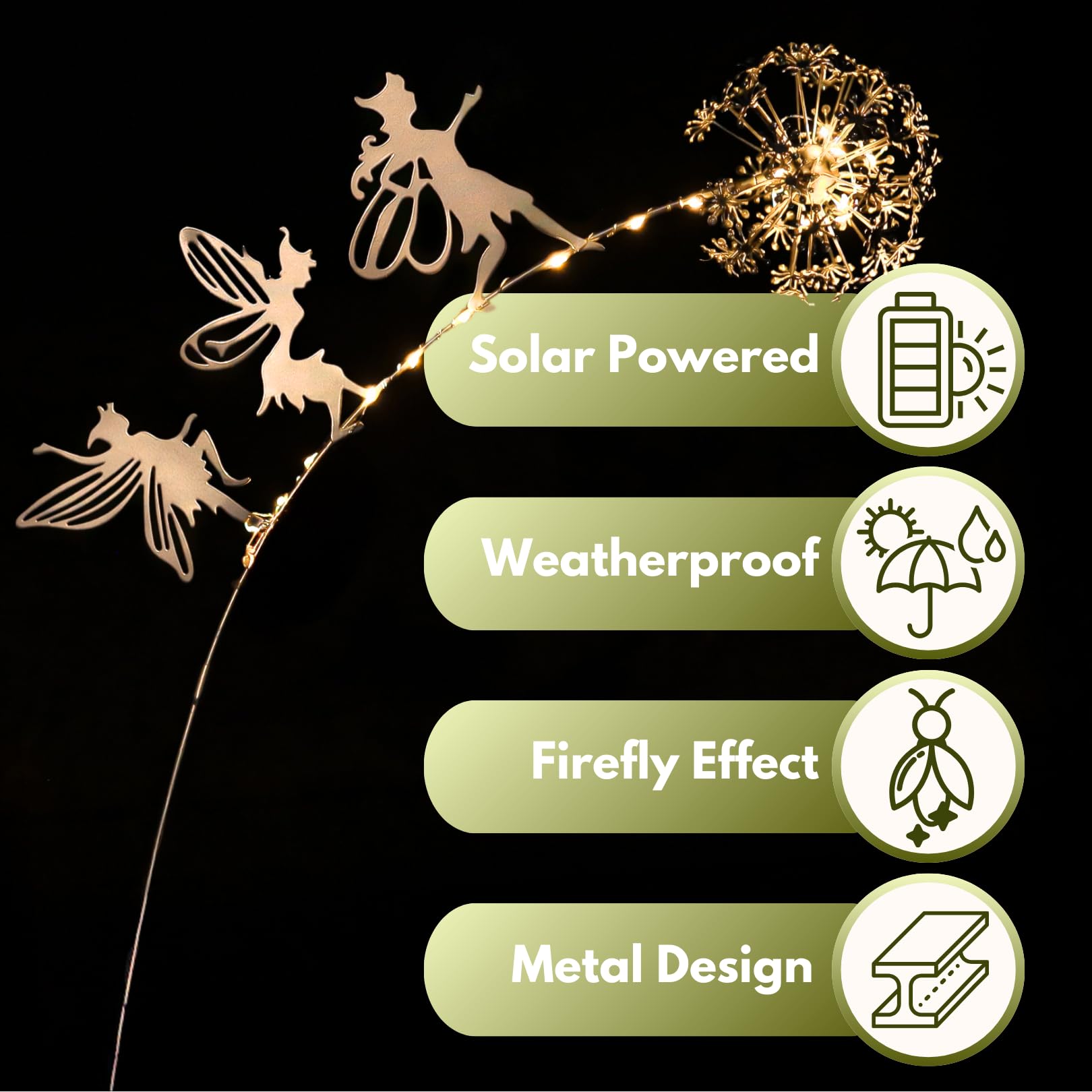 Garden Mile Solar Lantern Garden Decorations Outdoor - Image 4