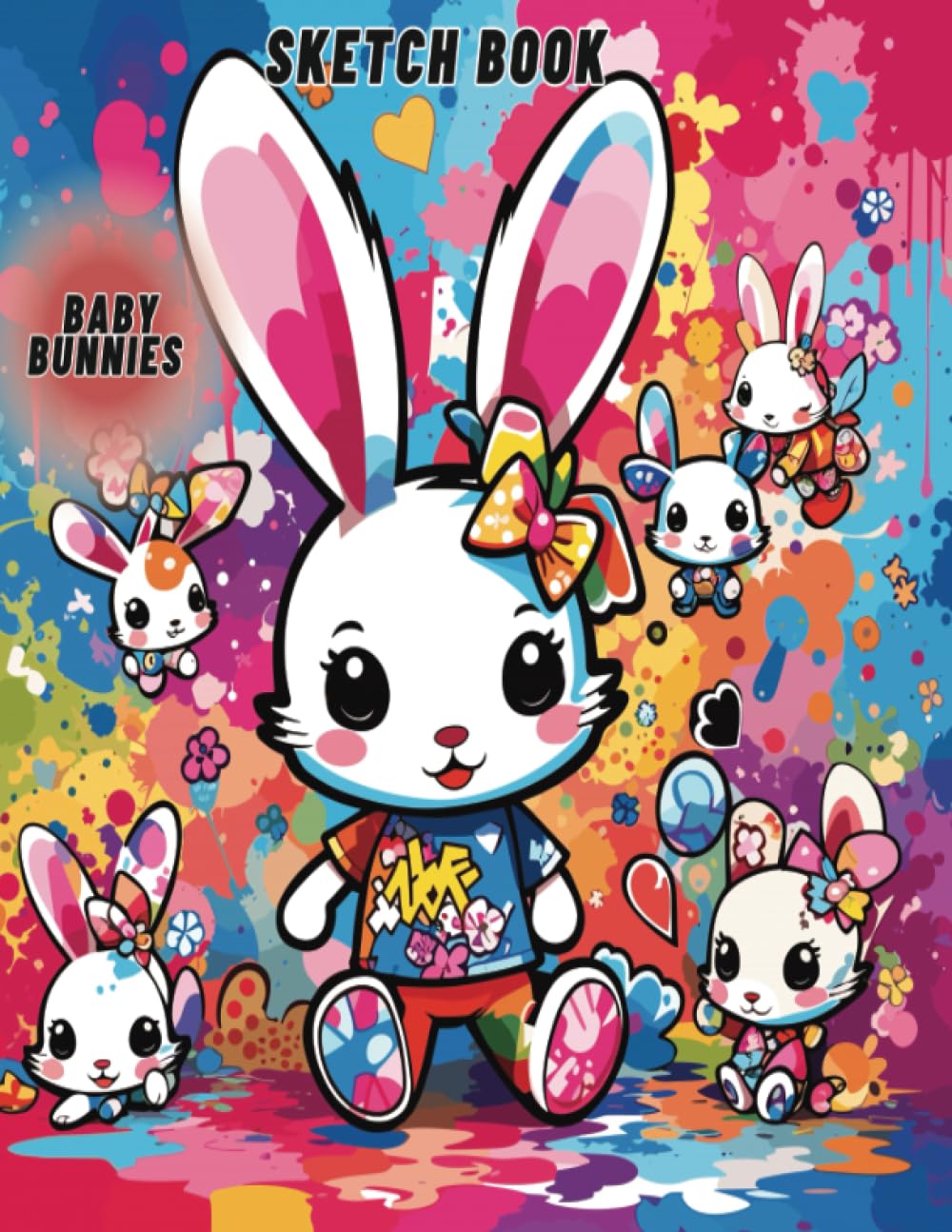 Baby Bunnies Sketch Book: Cute Baby Bunnies Colorful Large Blank Sketchbook For Girls, 110 Pages, 8.5" x 11", For Drawing, Sketching & Crayon Coloring ... Books) bunny sketch book , Doodle and Drawing Paperback – August 11, 2023