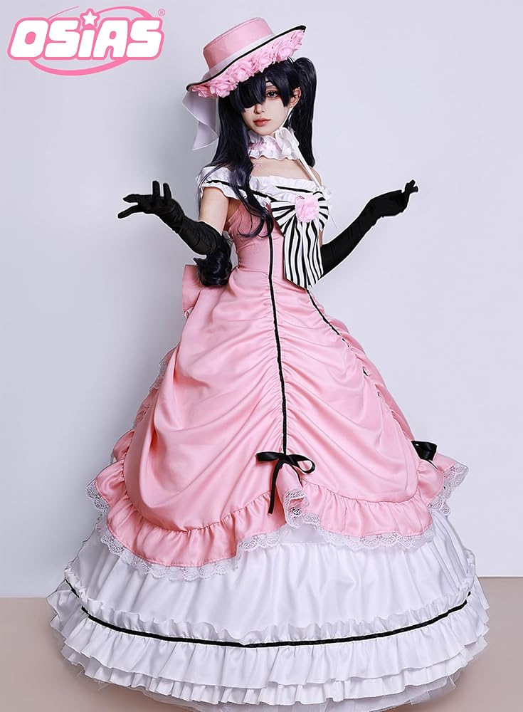 Amazon.com: OSIAS Ciel Phantomhive Robin Dress Cosplay Costume(S) :  Clothing, Shoes & Jewelry
