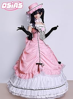 strapless open back dress Ciel Phantomhive Dress Cosplay Costume (Black Butler) – Anime Cosplay  Australia