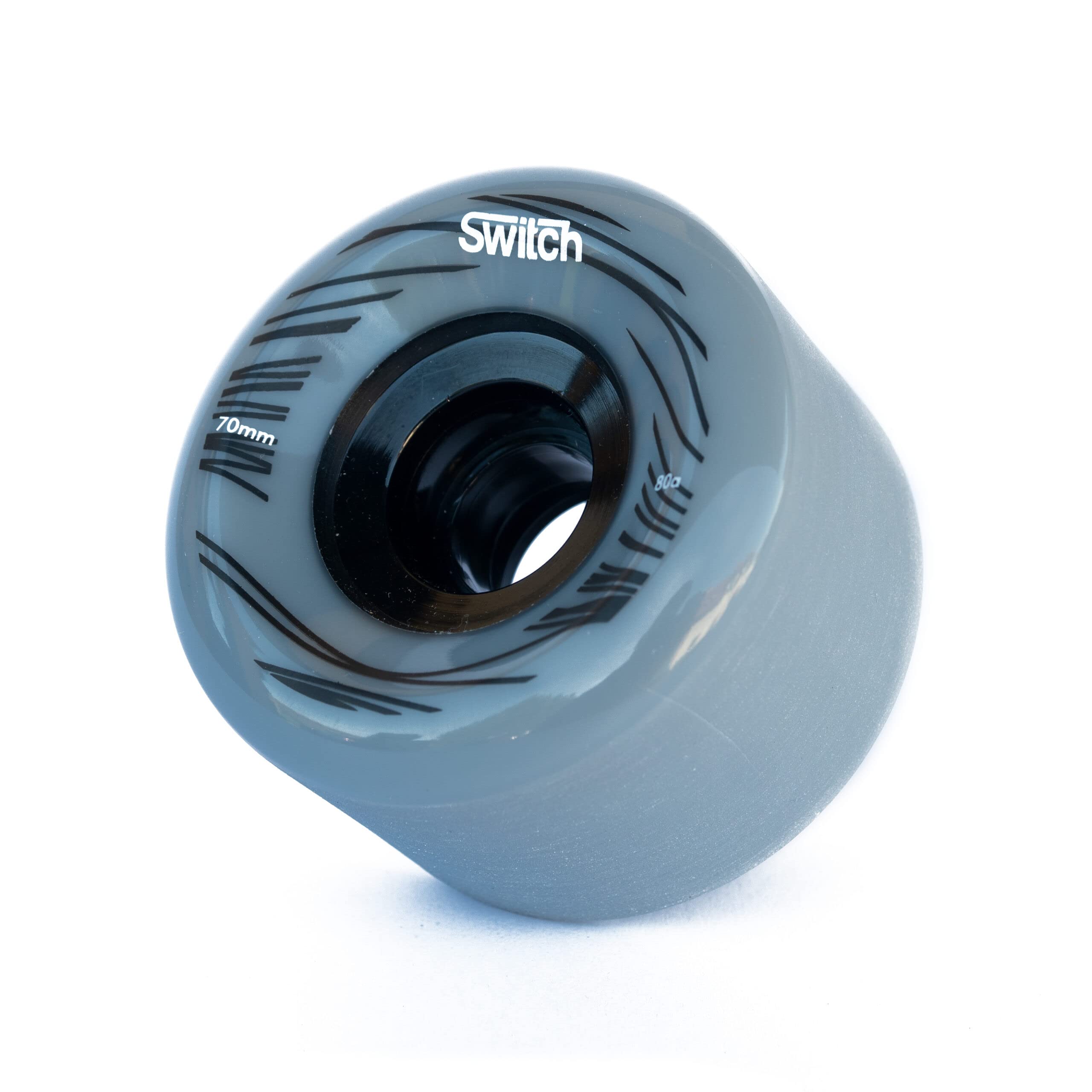 Roues pour longboard Downhill Freeride 70 mm 80A Switch Gris