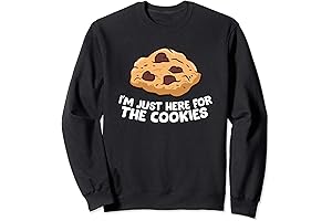 I'm Just Here For The Cookies Funny Christmas Sweatshirt for Men