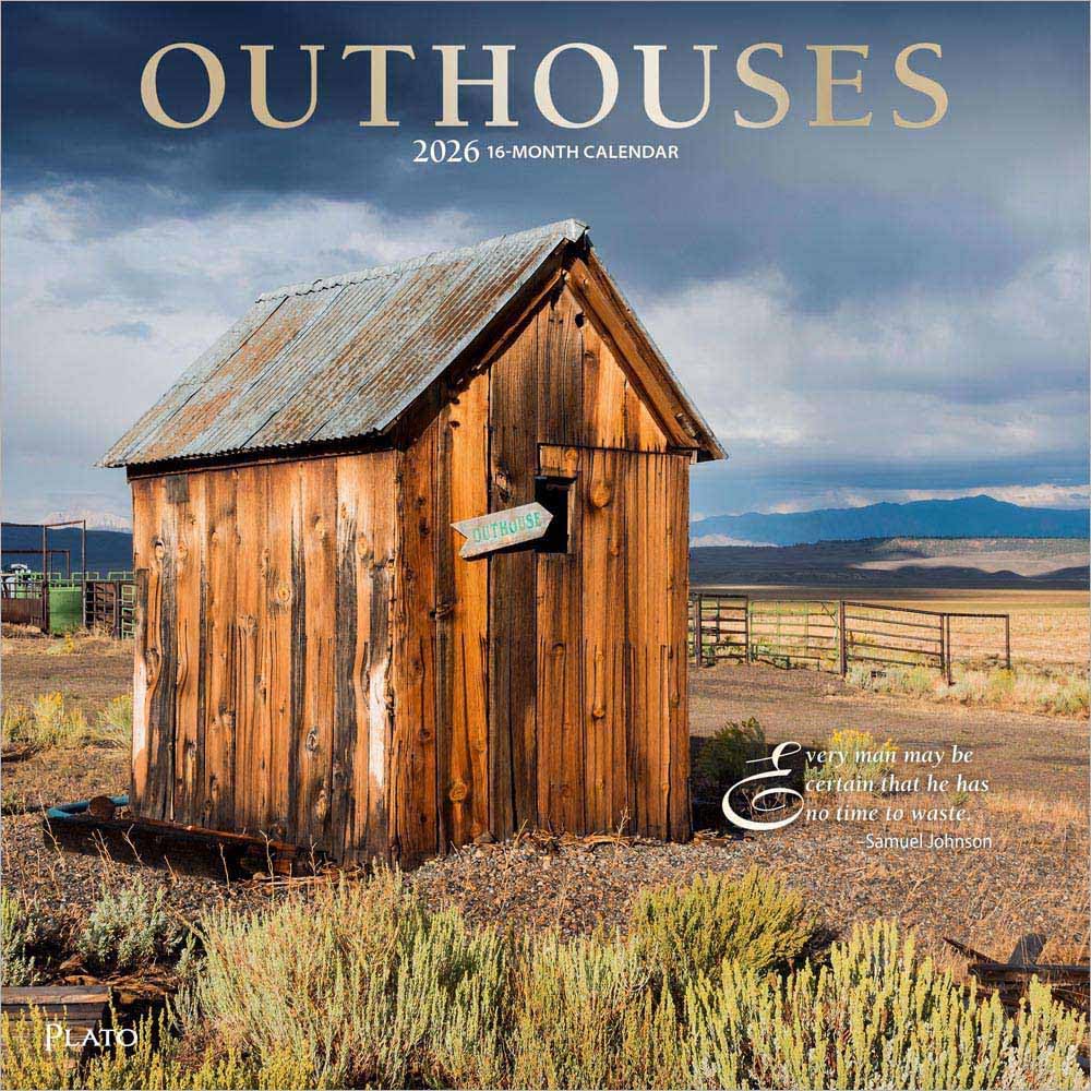 Outhouses - Toilettenhäuschen 2026 - 16-Monatskalender: Original BrownTrout-Kalender [Mehrsprachig] [Kalender]