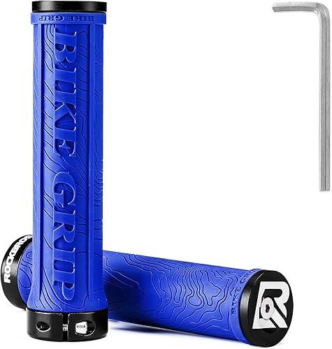 Miniatura 6 de ROCKBROS Pedales ligeros de bicicleta de montaña Pedales de plataforma de bicicleta de fibra de nylon para BMX MTB 9/16 "azul