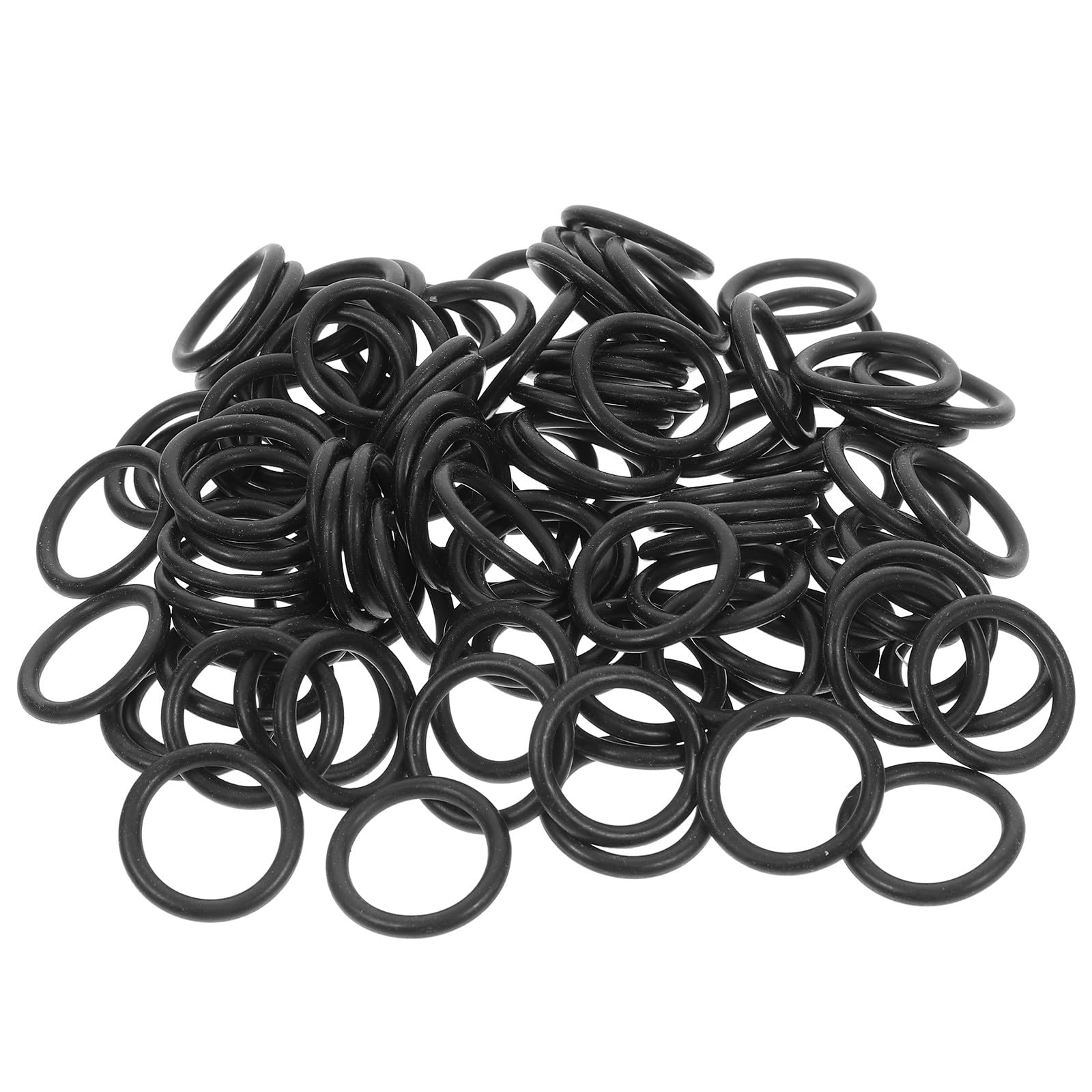 150pcs Rubber O-Ring Washer Kit for Fire Extinguisher Port Seal, 1kg Bottle Mouth Gasket Set, Sturdy Rubber Sealing Loops for Leak Prevention in Plumbing and Industrial Use