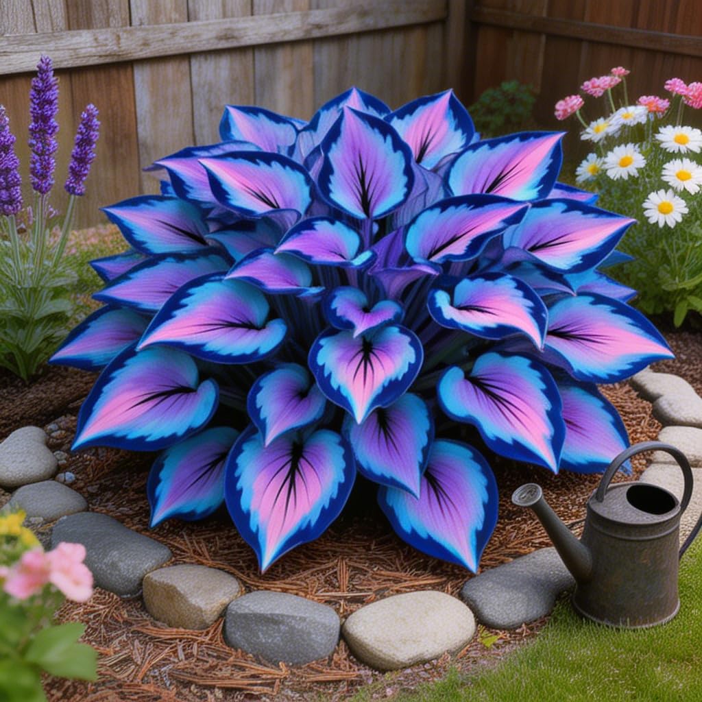 Shade Tolerant Hosta Perennial, Mixed Varieties, Great Ornamental Plants for Outdoor Displays-4Bulbs -d โ image 1