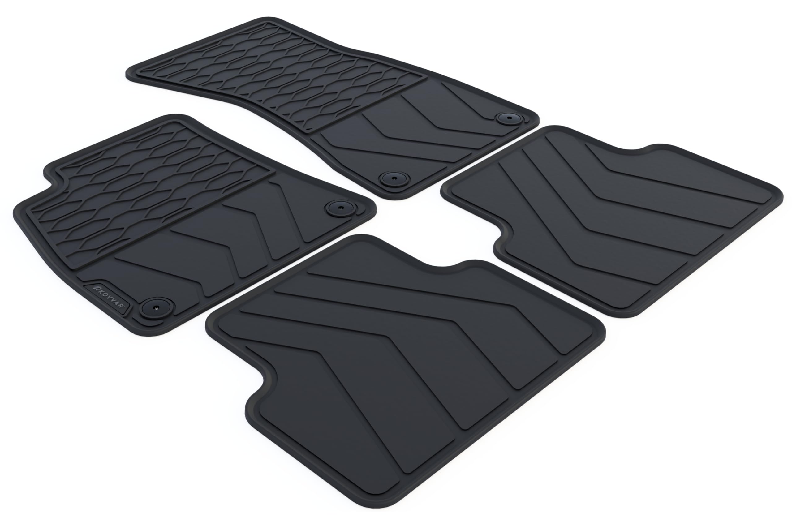 Tappetini per Auto in Gomma adatti per Audi A5 FU - 2024-2026 Versione: Avant/Sedan - Serie: Gomma