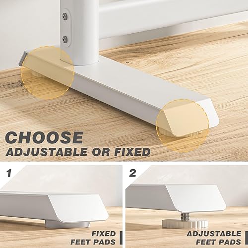 Miniatura 3 de Soporte universal para TV LCD LED OLED de 55 a 100 pulgadas, soporte de TV de suelo con soporte, altura ajustable y estante de almacenamiento