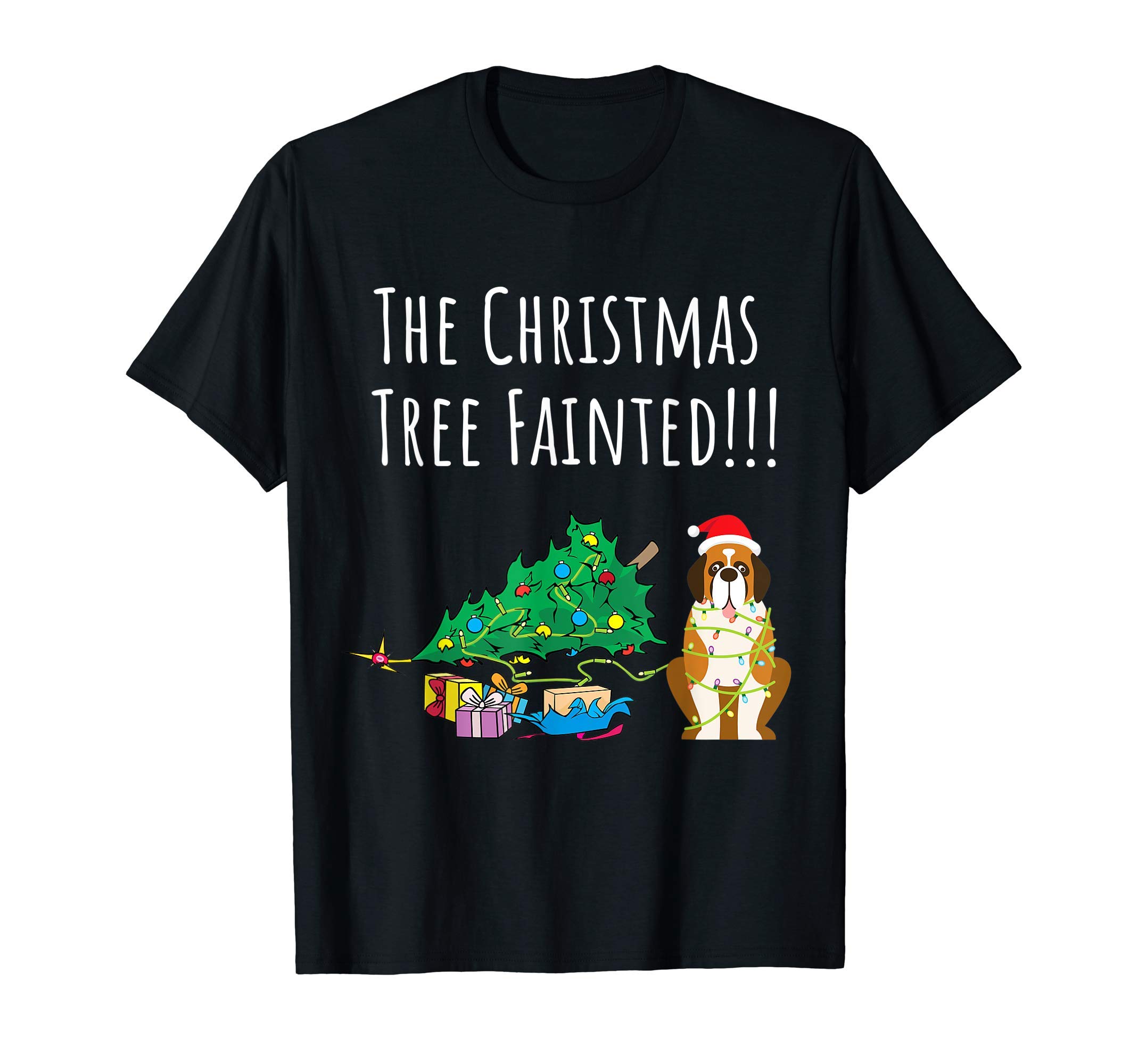 Christmas Saint Bernard Dog Breed ApparelDog Lovers Shirt | Breeders Gift Pet Christmas Saint Bernard T-Shirt