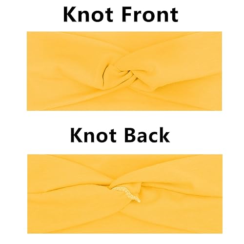 Miniatura 5 de XTREND 6 diademas para mujer, trenzadas, elásticas, para yoga, entrenamiento, antideslizantes, para sudor, suaves, color sólido, simple, versátil,