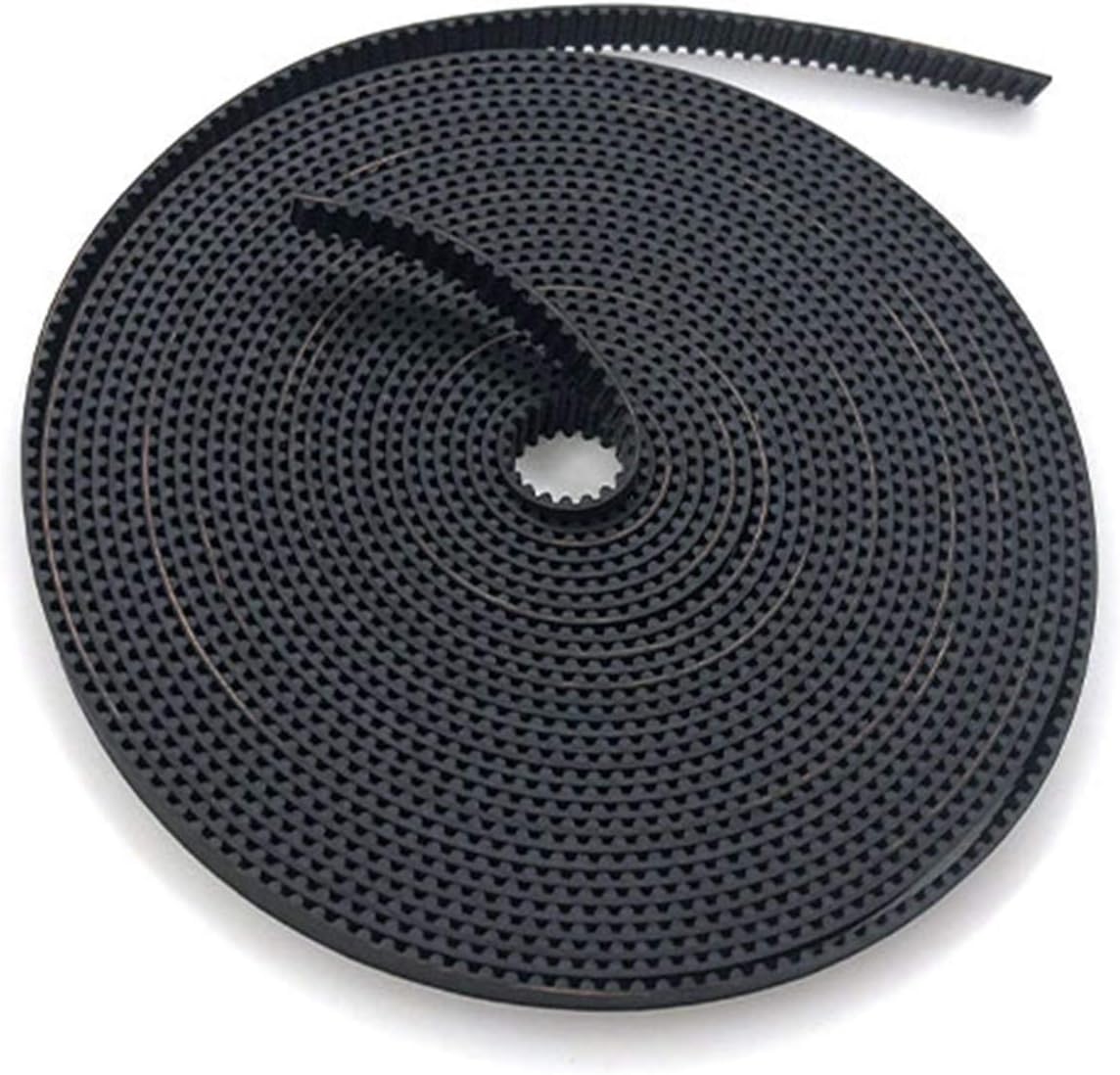Xianglaa-Timing Belt GT2 Open Timing Belt, Width 3mm/5mm/7mm/9mm, 2GT Rubber Belt for 3D Printer, Precise Size (Length : Length 10M, Width : Width 5mm)