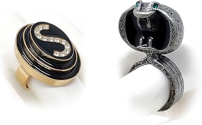 Spaceballs Schwartz Rings - Upside and Downside - Lone Starr - Dark Helmet - Made from Metal!