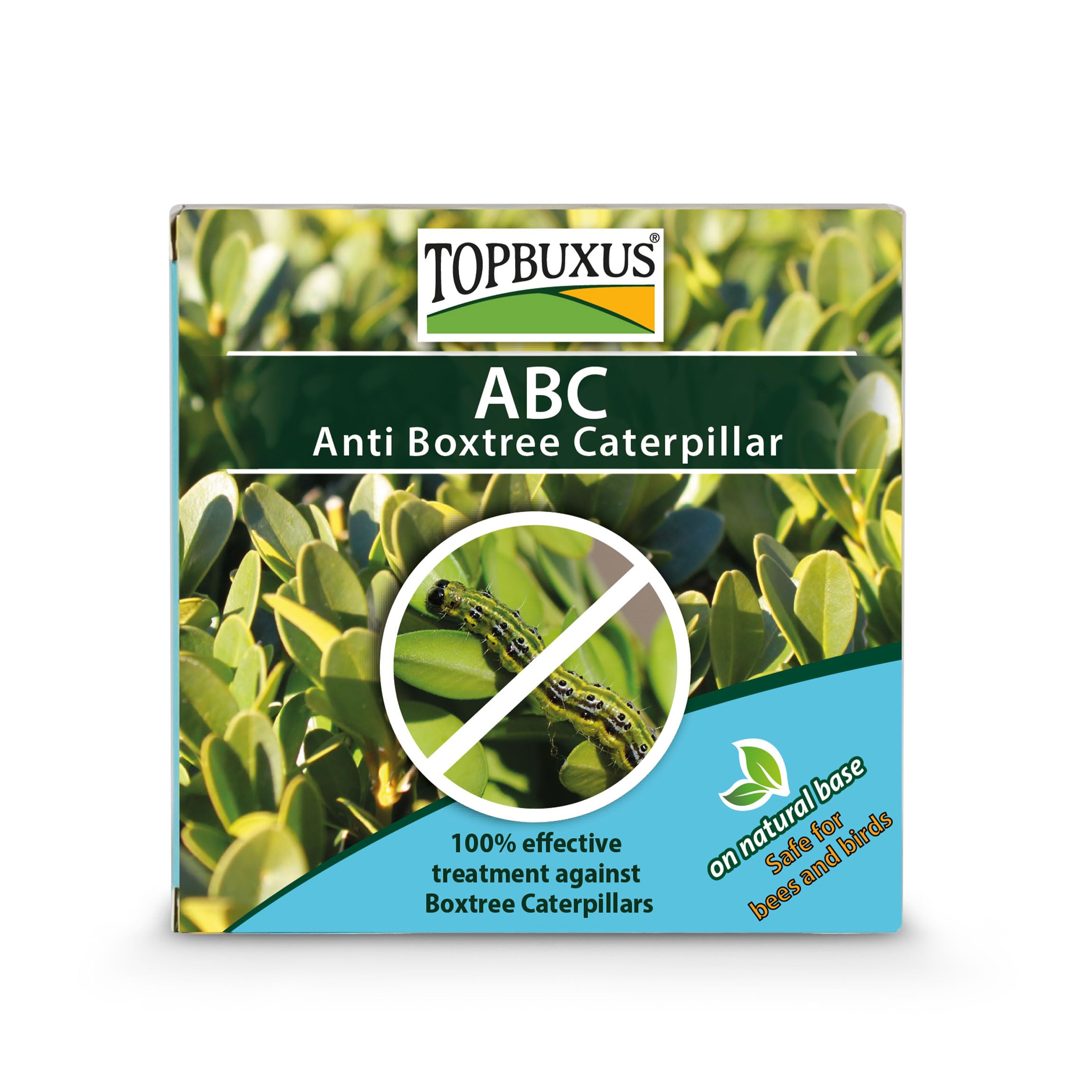 TOPBUXUS ABC - Anti Box Tree Caterpillar - 15g treats 150m2 Buxus - Biological - Safe for Bees & Birds
