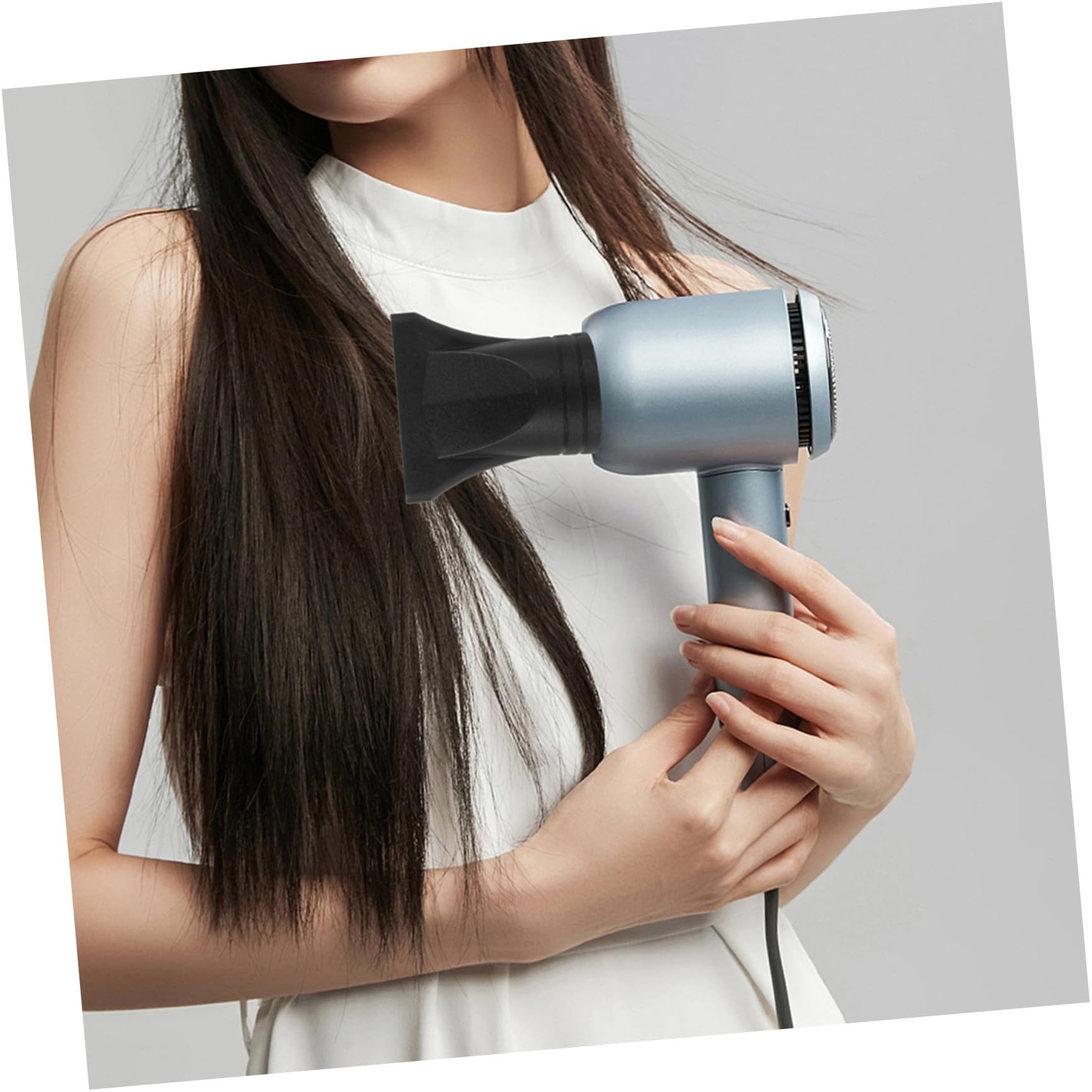 GALPADA 4 piezas Boquillas para Secador de Pelo Negras Accesorios Concentradores Estrechos Resistentes al Calor Repuestos Compatibles con Práctica Herramienta para Peinados Rápidos y