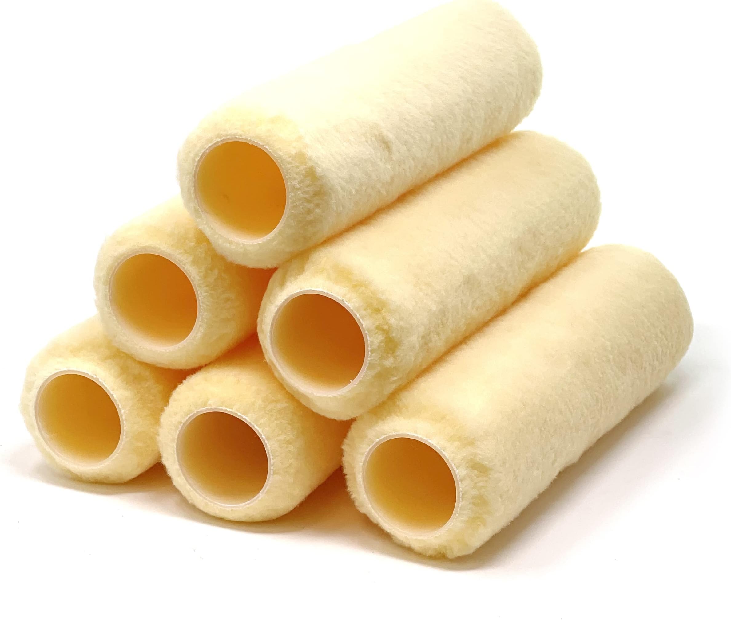 SunBay Paint Roller Covers 1/2 x 9 inch, Pack of 6, 1/2 inch Nap