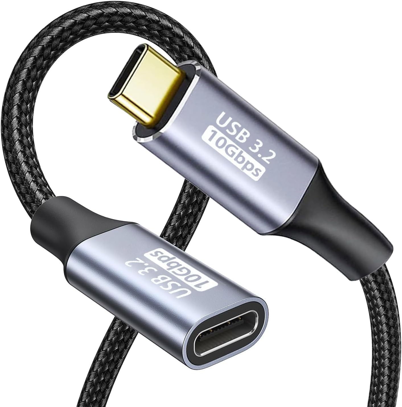 ETZIN USB C Extension Cable, Support 100W PD Type-C Male to Type-C Female Charging Cable, high-speed 10Gbps Transfer data, Compatible with iPad Pro, MacBook Pro, Dell (100CM)-picture-16