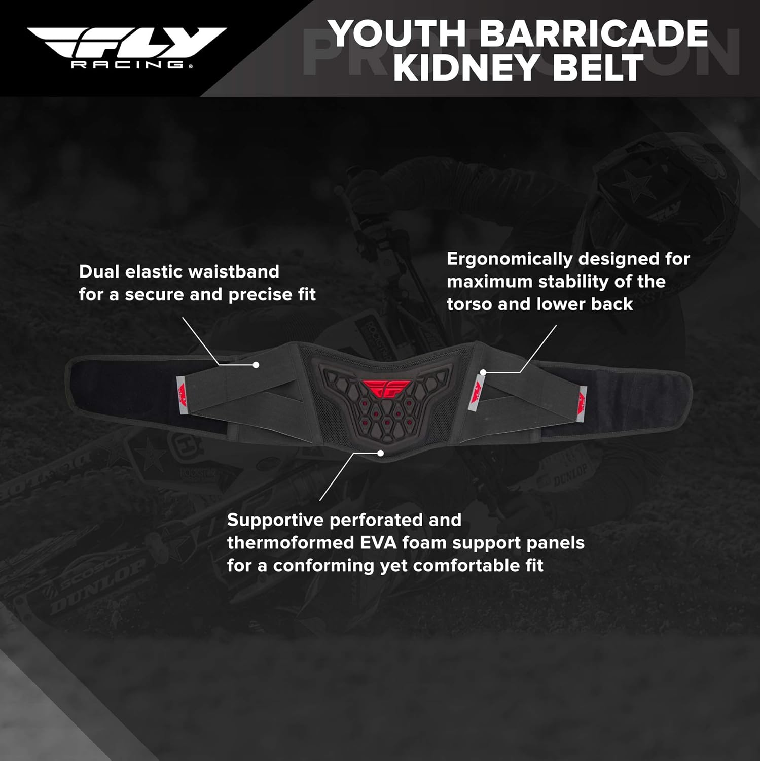 Fly Racing Barricade Kidney Belt
