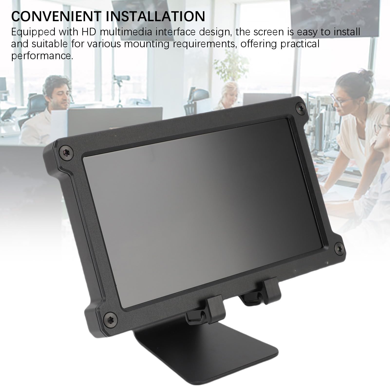 Bewinner Monitor Secondario da 7 Pollici per Computer, HDMI, Plug and Play, Display LCD Portatile, Schermo Rotabile per Giochi, Lavoro, produttività, Multitasking