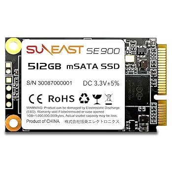 Amazon | SUNEAST SSD 内蔵SSD 512GB SE900 Msata Solid State