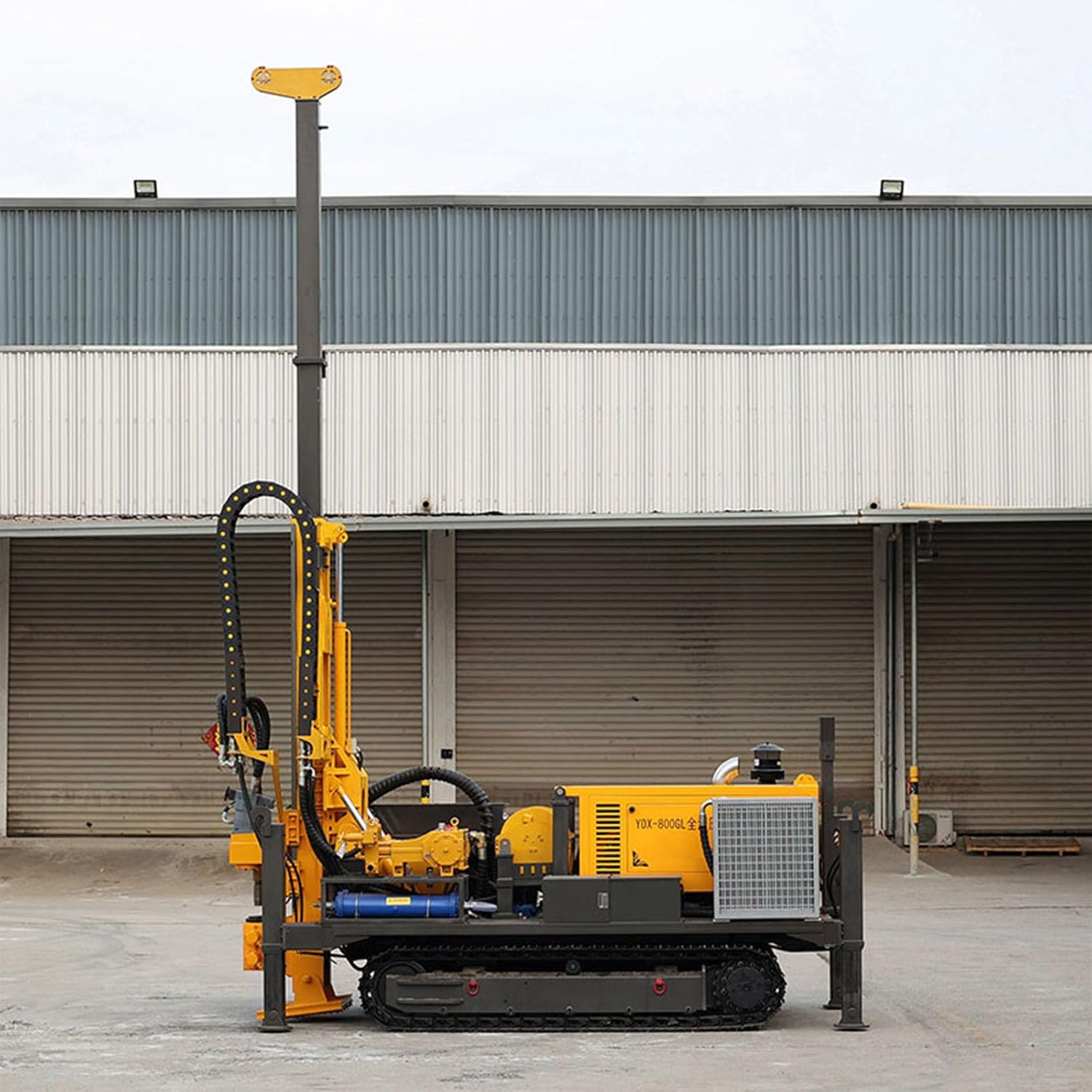 Hydraulic Core Drilling Rig Machine for Exploration Drilling, Full Hydraulic Diamond Core Drilling Rig with Telescopic Mast for Efficient Coring Drill