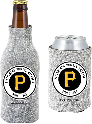 Miniatura 7 de MLB Baseball Team Logo - Juego de enfriador de botellas y latas con purpurina para mujer, 12 onzas, funda de neopreno para bebidas