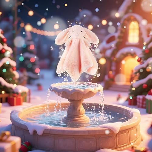 Vista 37 de Apricot Lamb Animales de peluche Conejo Crema Manta de Seguridad de Conejo Infantil Manta de Carácter Manta de lujo Snuggler Plush Baby Love(Conejo