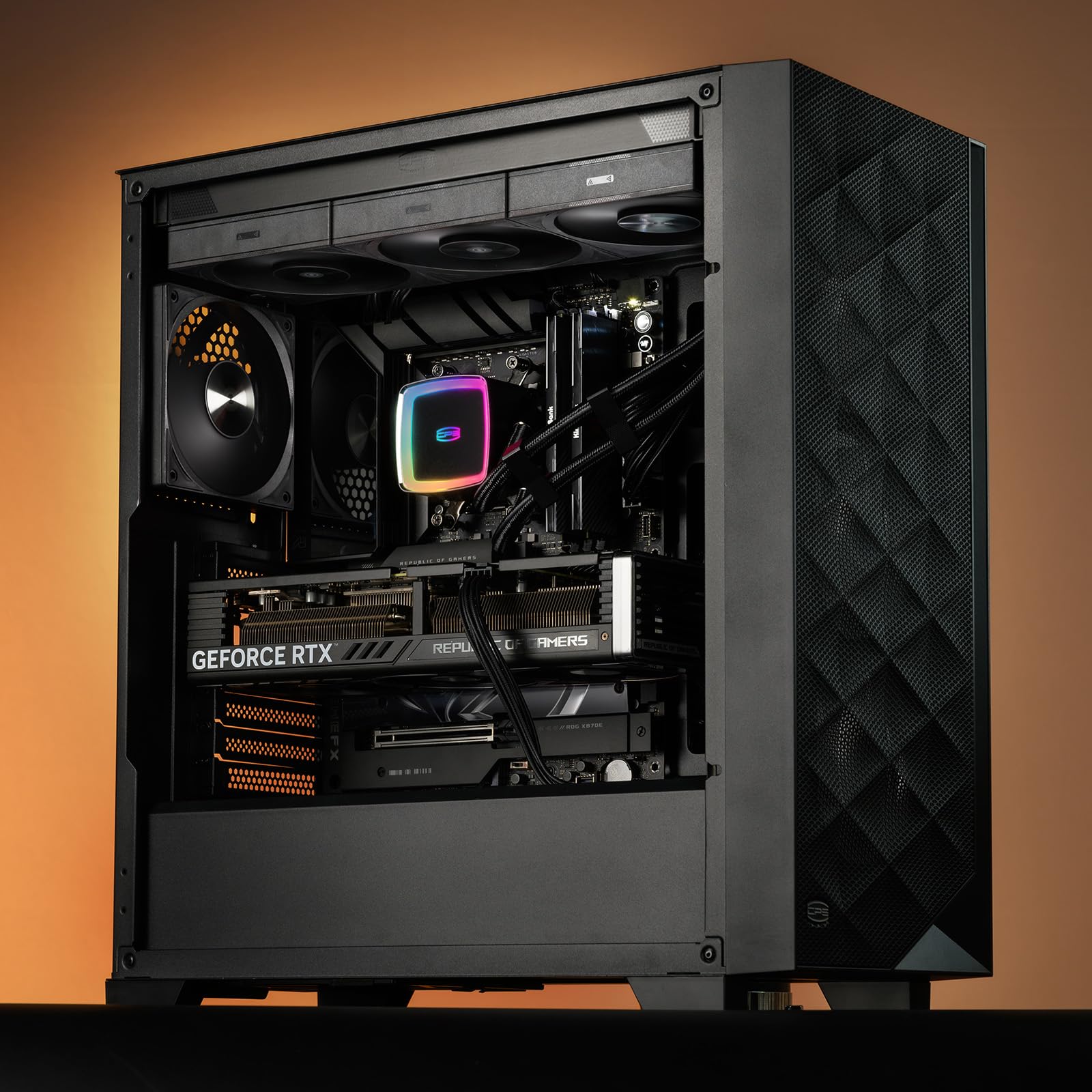 CPS DE360 Max BK - Sistema di raffreddamento a liquido AIO 360 mm a pompa ad alte prestazioni con 3 ventole silenziose, compatibile con Intel LGA 1851/1700/1200/115X e AMD AM5/AM4