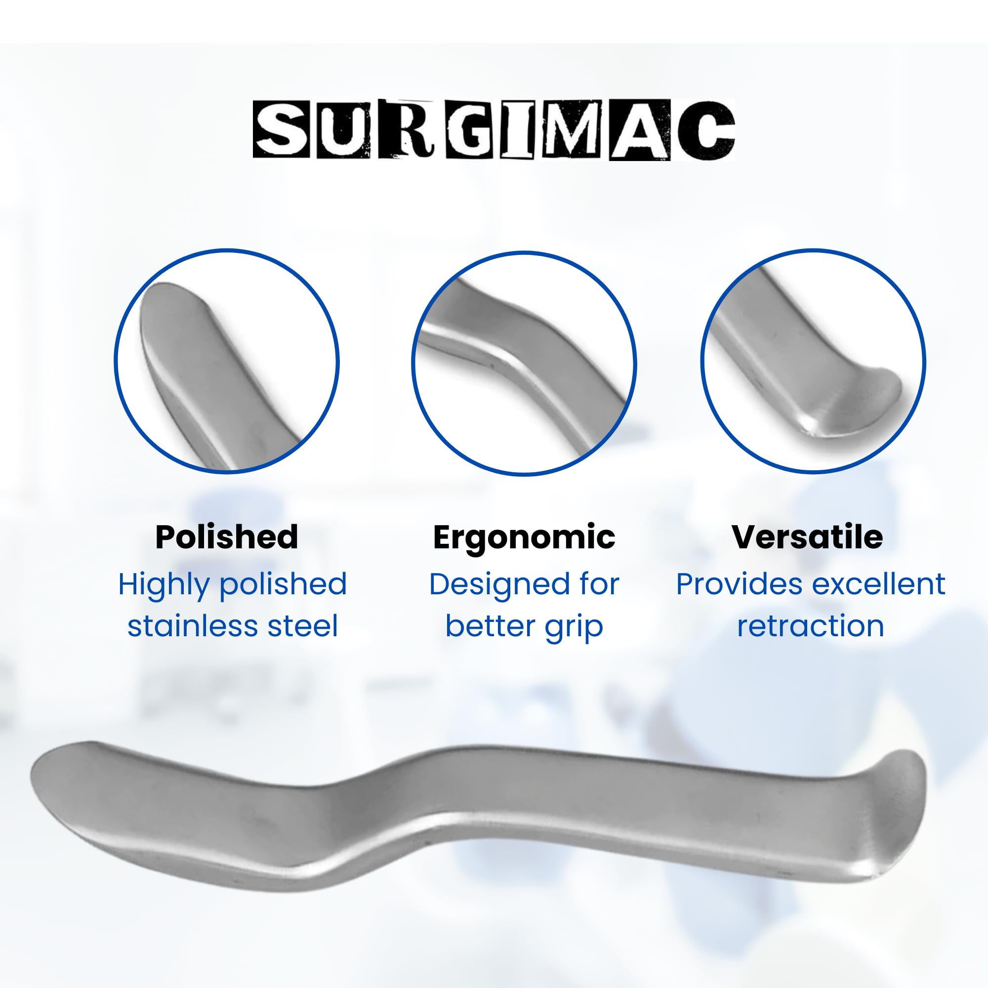 Minnesota Cheek Retractor Surgical Mucoperiosteal Flaps Cheek - Foto 9
