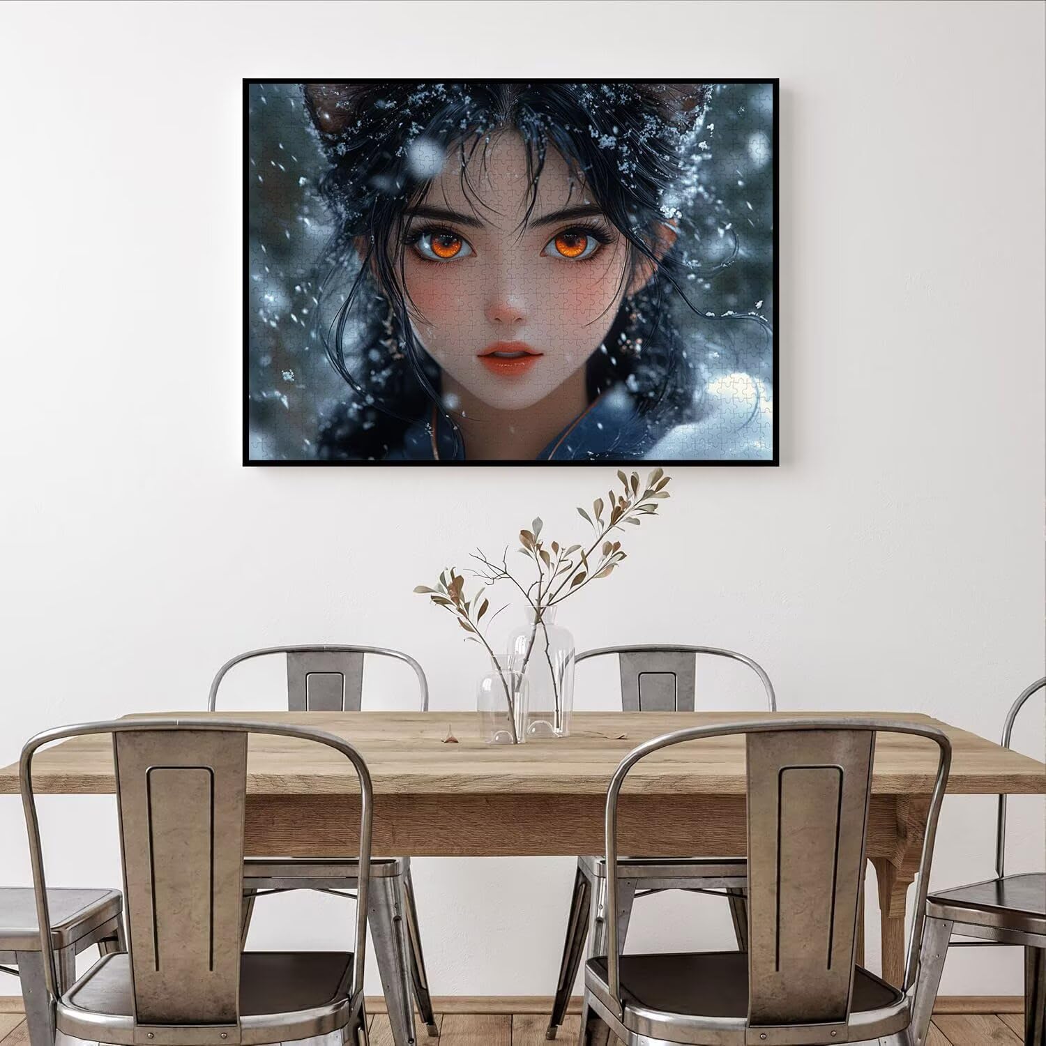 Puzzle 4000 Teile Mädchen Herausforderndes Klassische Puzzles, n-631 | Familienpuzzles, Entspannung Aktivitäten, Schwieriges Kunst Puzzle Winter, Impossible Herausforderndes, Geschenk für Frauen