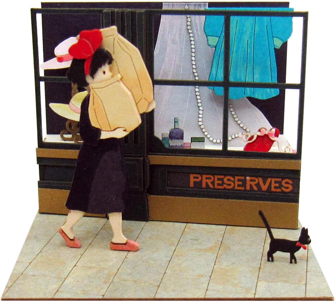 Sankei MP07-81 Studio Ghibli Mini Kiki's Delivery Service, Senior Kiki's Non-Scale Paper Craft