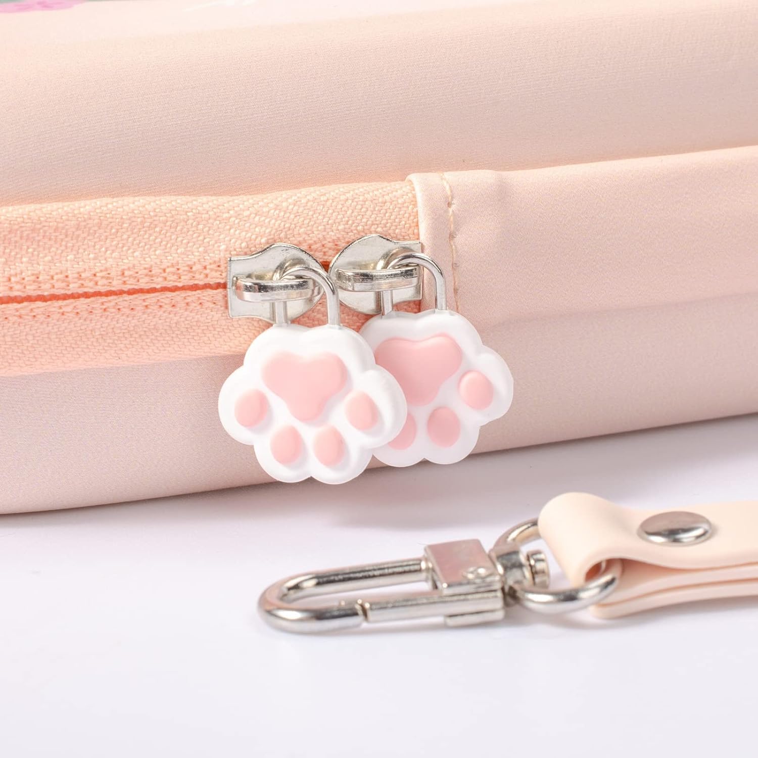 Carrying Case for Nintendo Switch / Switch Oled 2021, Waterproof Sakura Cat Paw Travel Bag, Anti-drop NS handbag Accessories With 16 Game Cards Slot & Removable Strap