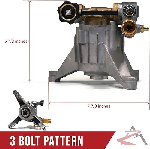 Miniatura 3 de The ROP Shop  3100psi Lavadora a presión eléctrica Bomba de agua de eje de 78 "para Simpson BDG3100, MS60601